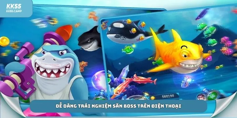 Dễ dàng trải nghiệm săn boss trên điện thoại