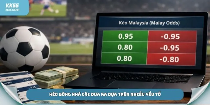 Kèo bóng nhà cái đưa ra dựa trên nhiều yếu tố